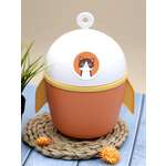 Контейнер для мусора iLikeGift Rocket orange настольный