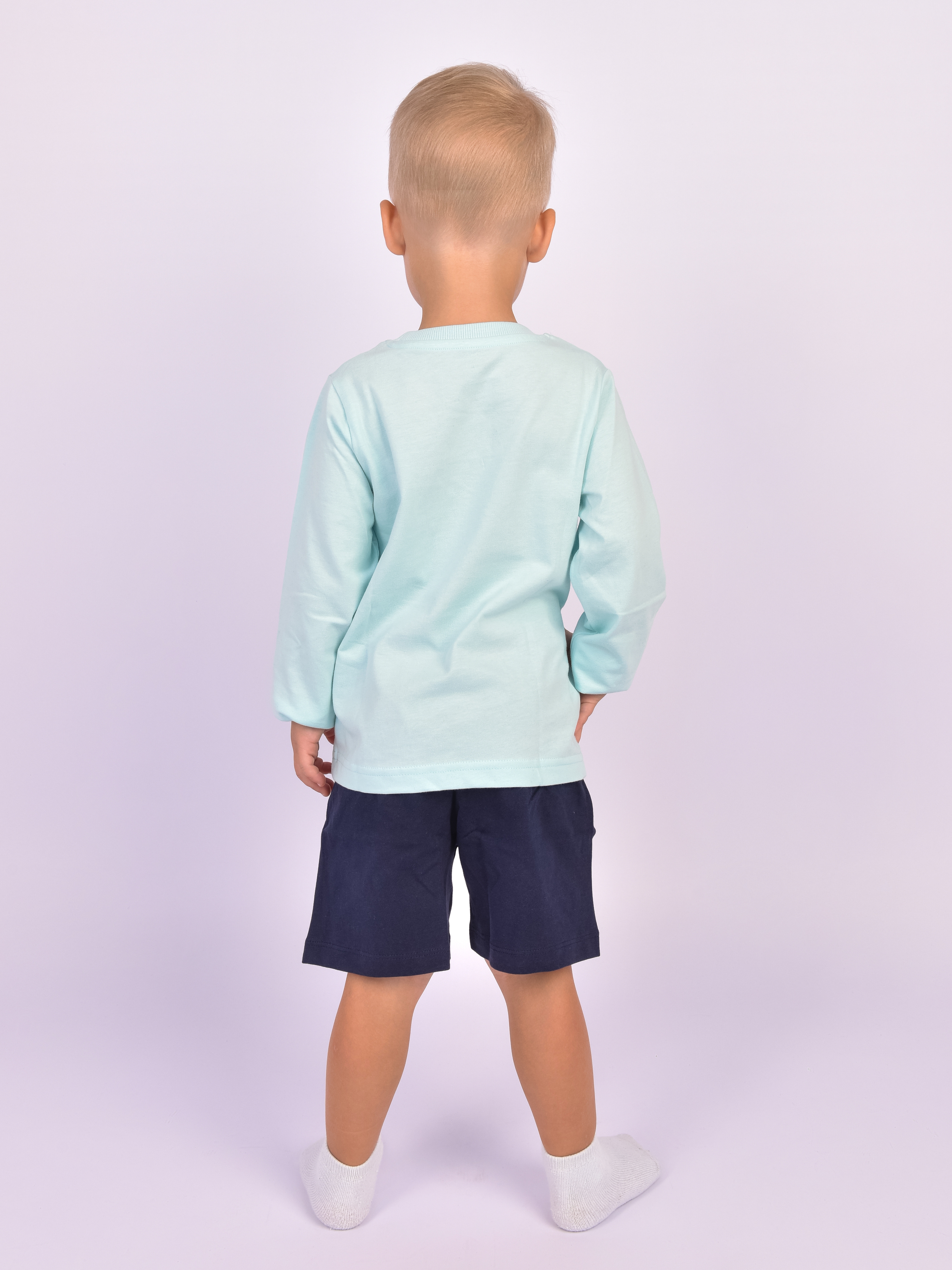 Лонгслив Синий трактор LONGSLEEVE-BT-ALL-BLU - фото 4