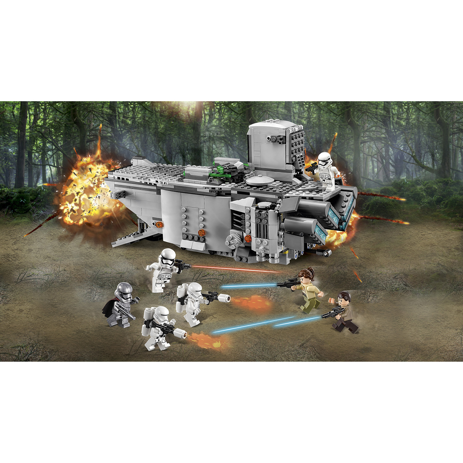 Конструктор LEGO Star Wars First Order Transporter блочный - фото 5
