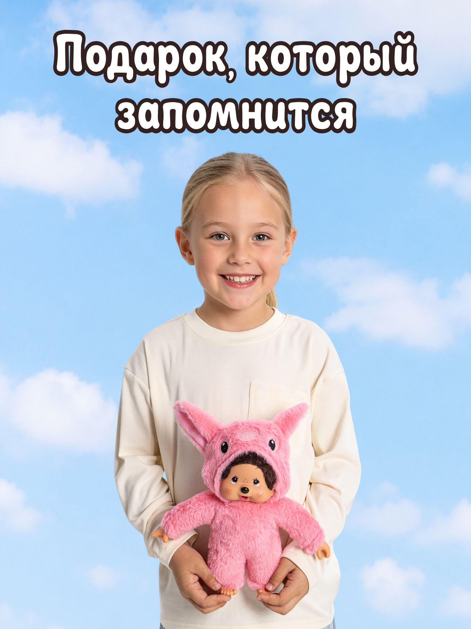 Мягкая игрушка Monchhichi Стич - фото 9