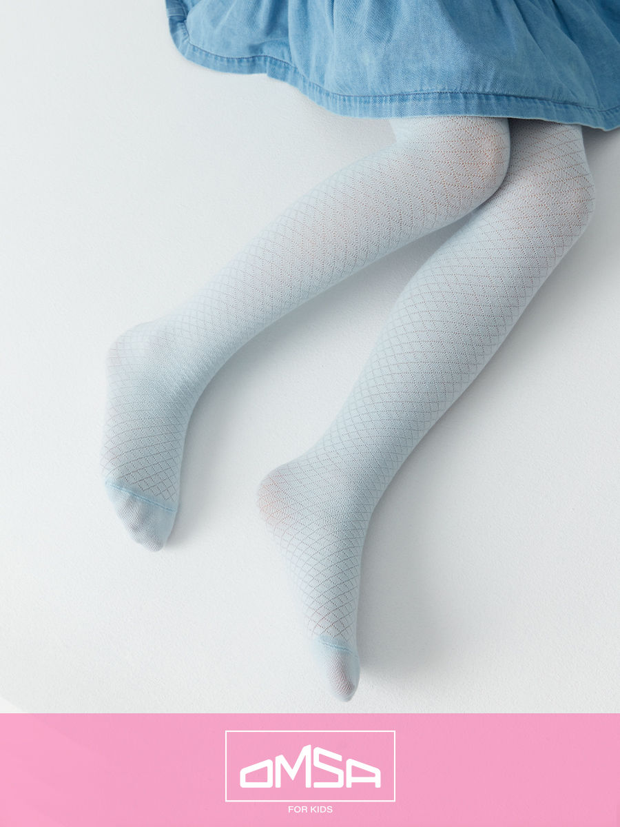 Колготки 3 пары Omsa Collant 12A02-1 Bianco/Blu Сhiaro/Rosa.кмп.3 - фото 13