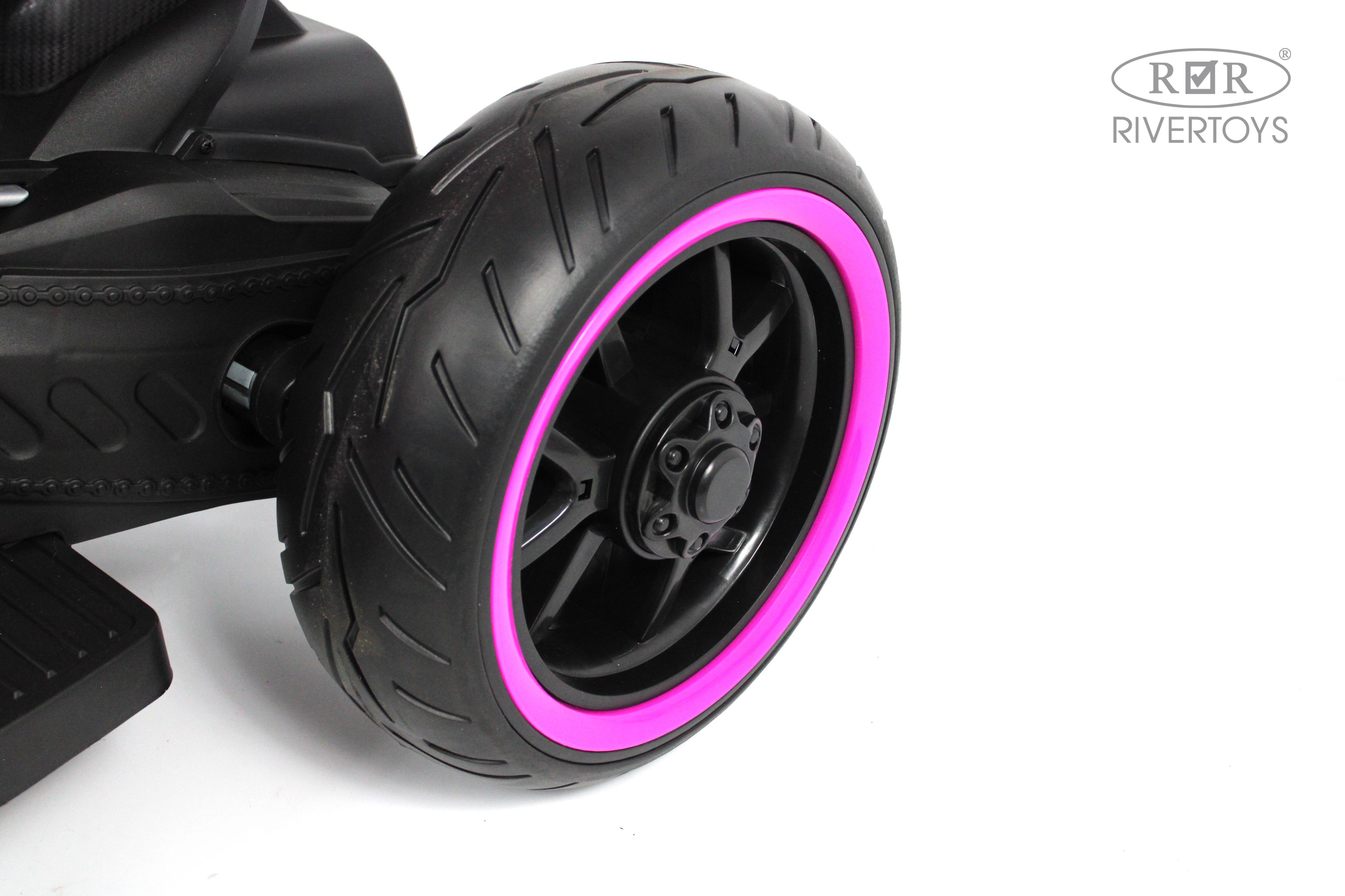 Электромобиль RIVERTOYS C005MC-PINK - фото 6