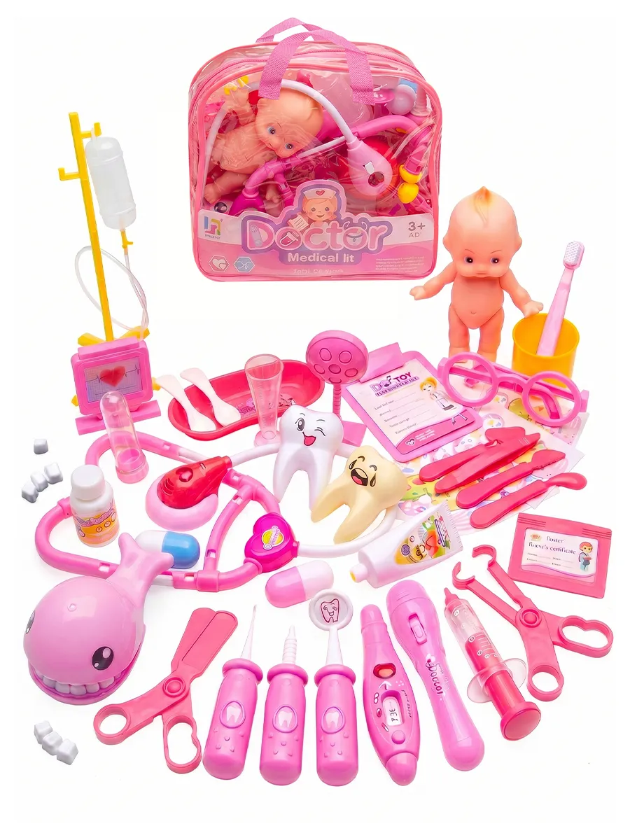 Игрушка Рыжий кот Доктор Игровой набор 39 предм. - фото 1