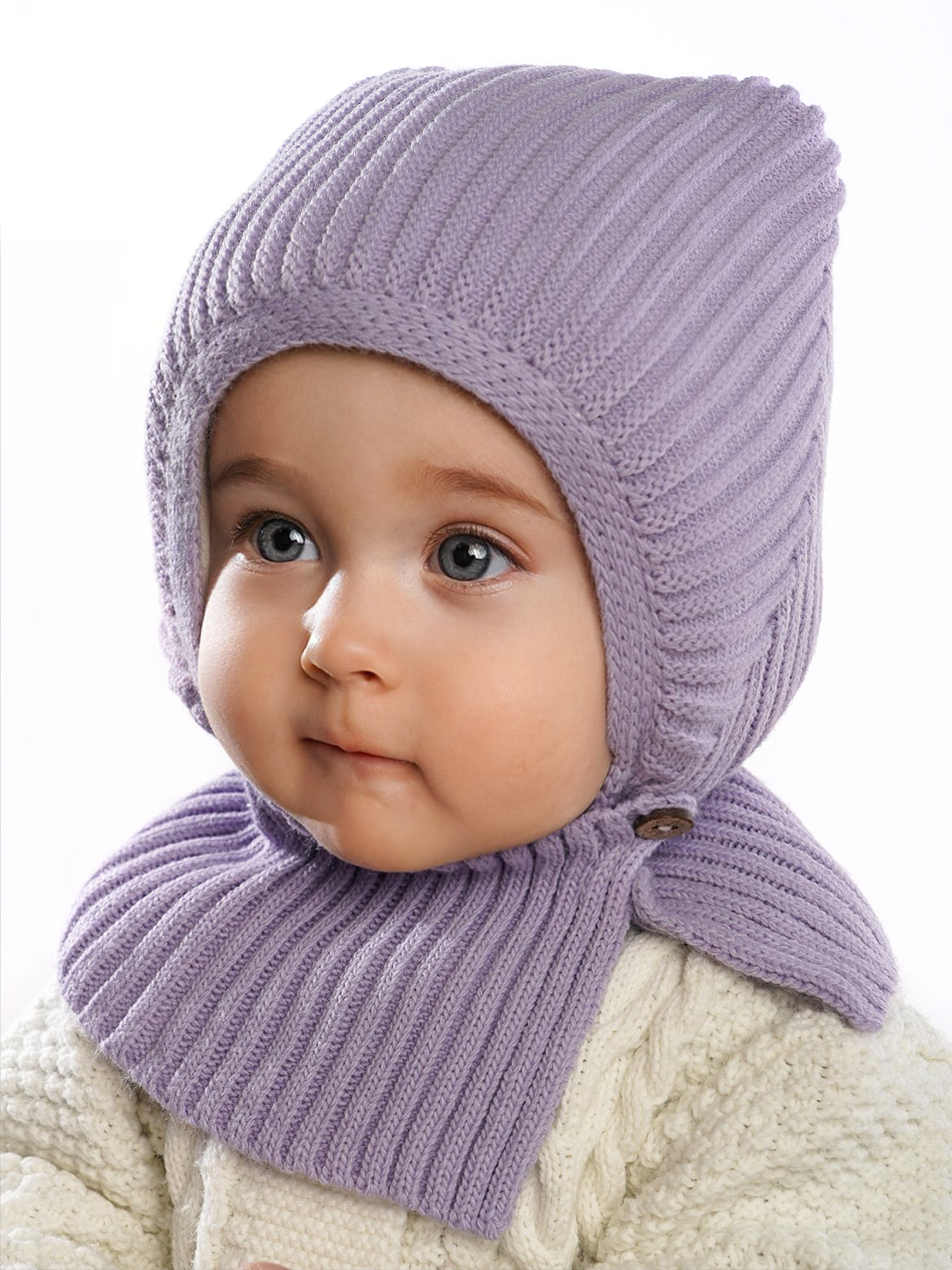 Шапка ПриКиндер U-W_22296 Цвет: Сиреневый - фото 6