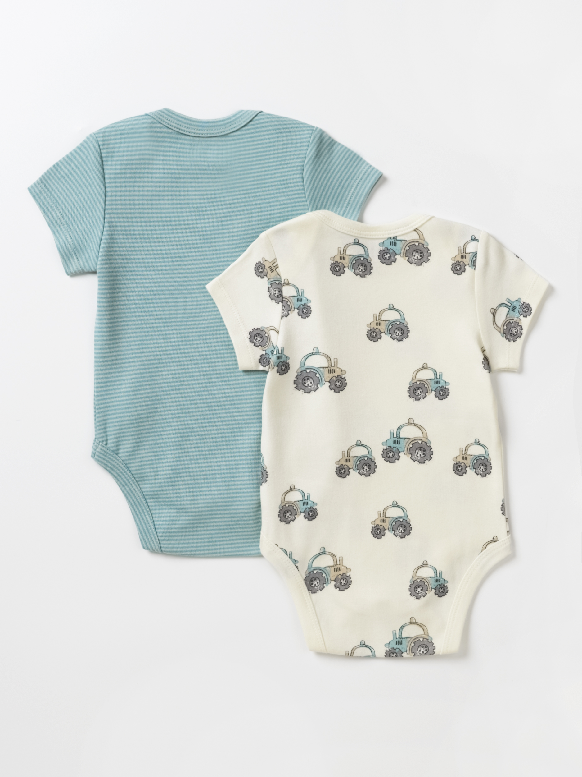 Боди 2 шт artie S25B17BK2-1490M/Молочный-бирюзовый - фото 2