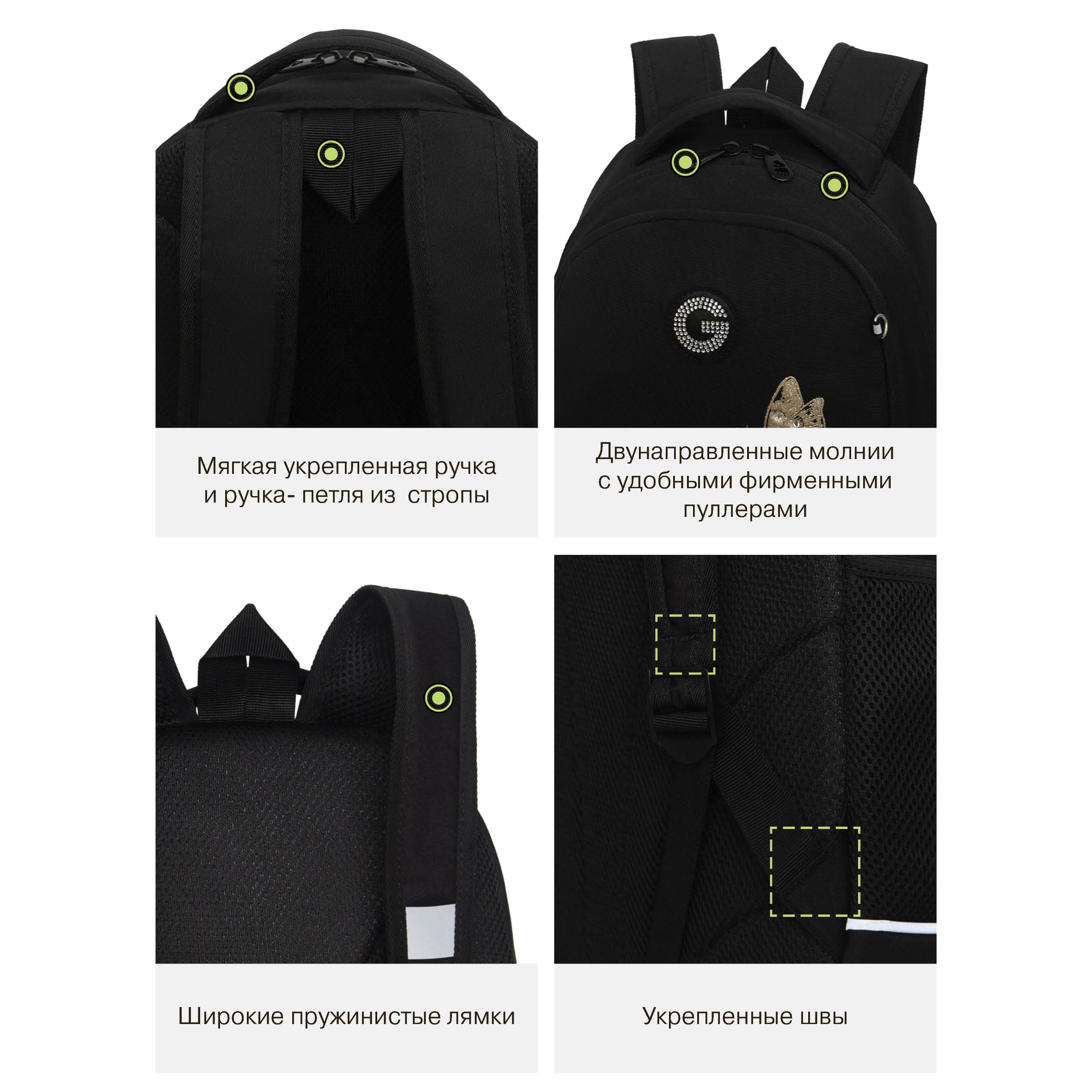 Рюкзак Grizzly для девочки - фото 11