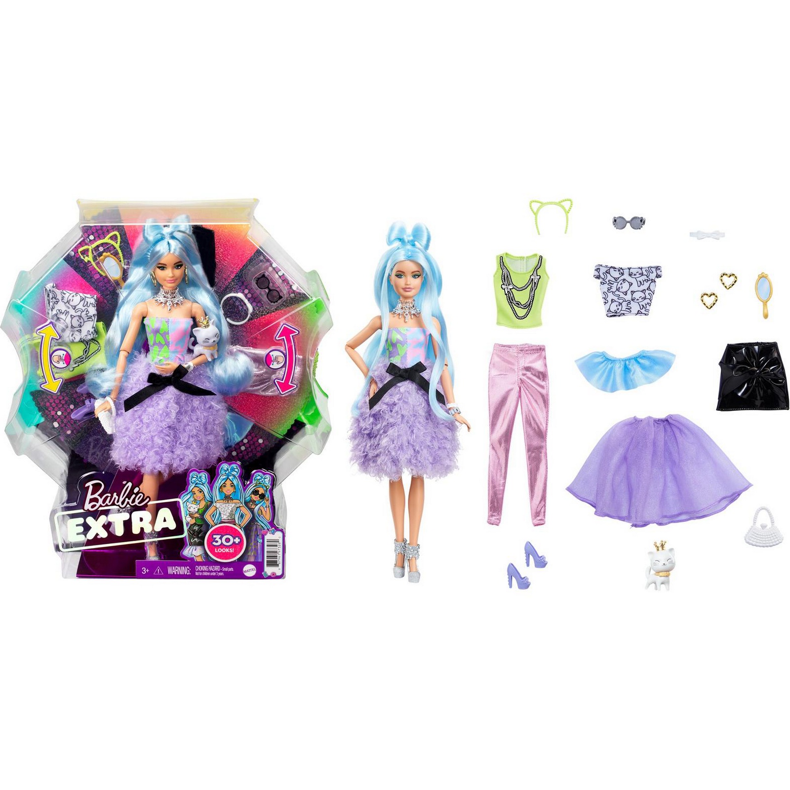 Кукла модельная Barbie Extra GYJ69 - фото 19