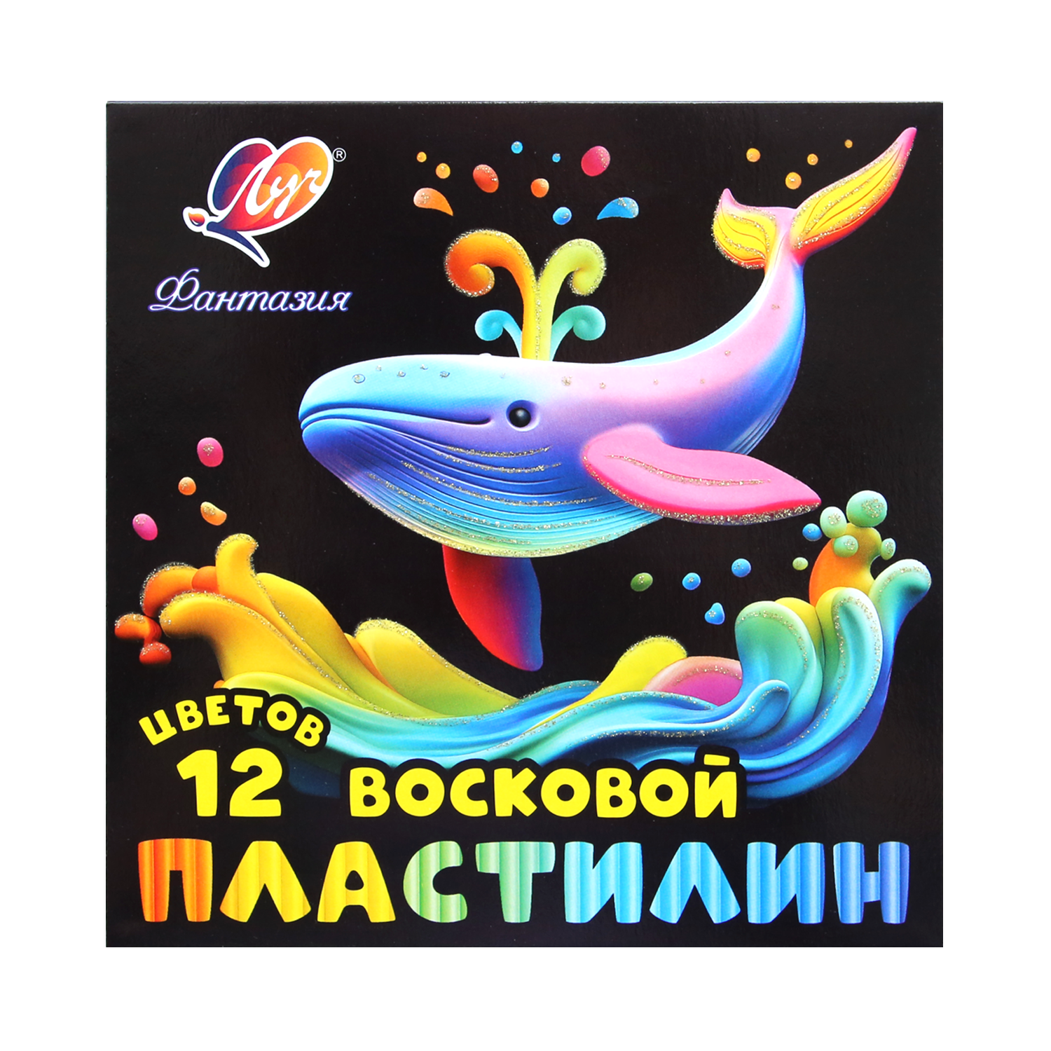 Изображение товара Пластилин Луч Восковой 12 цветов для детского творчества