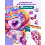 Пазл 1TOY Единорог Карамелька деревянный