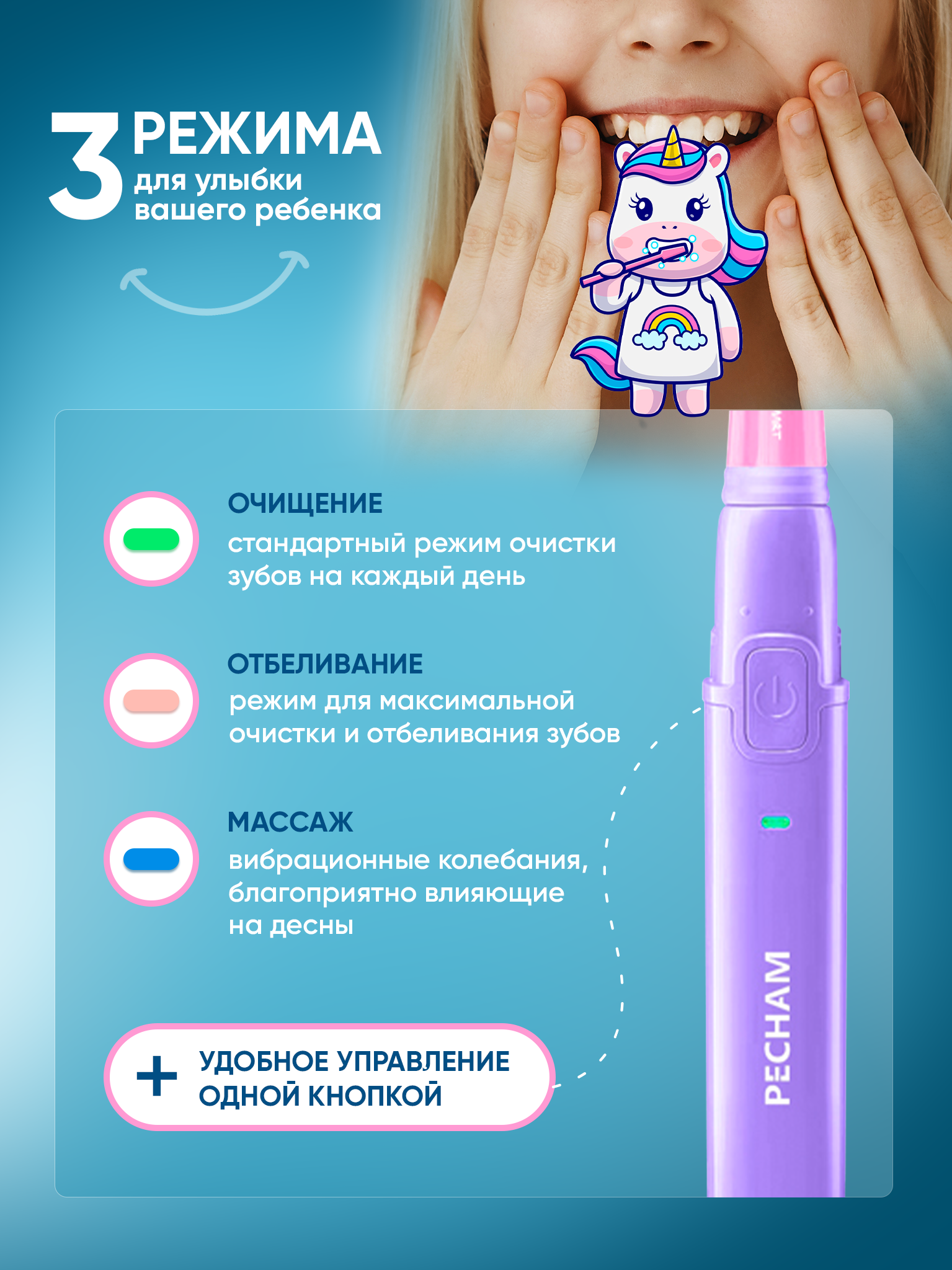 Зубная щетка электрическая PECHAM - фото 2