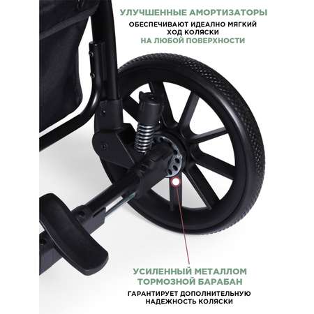 Коляска прогулочная BabyCare Venga Оливковый