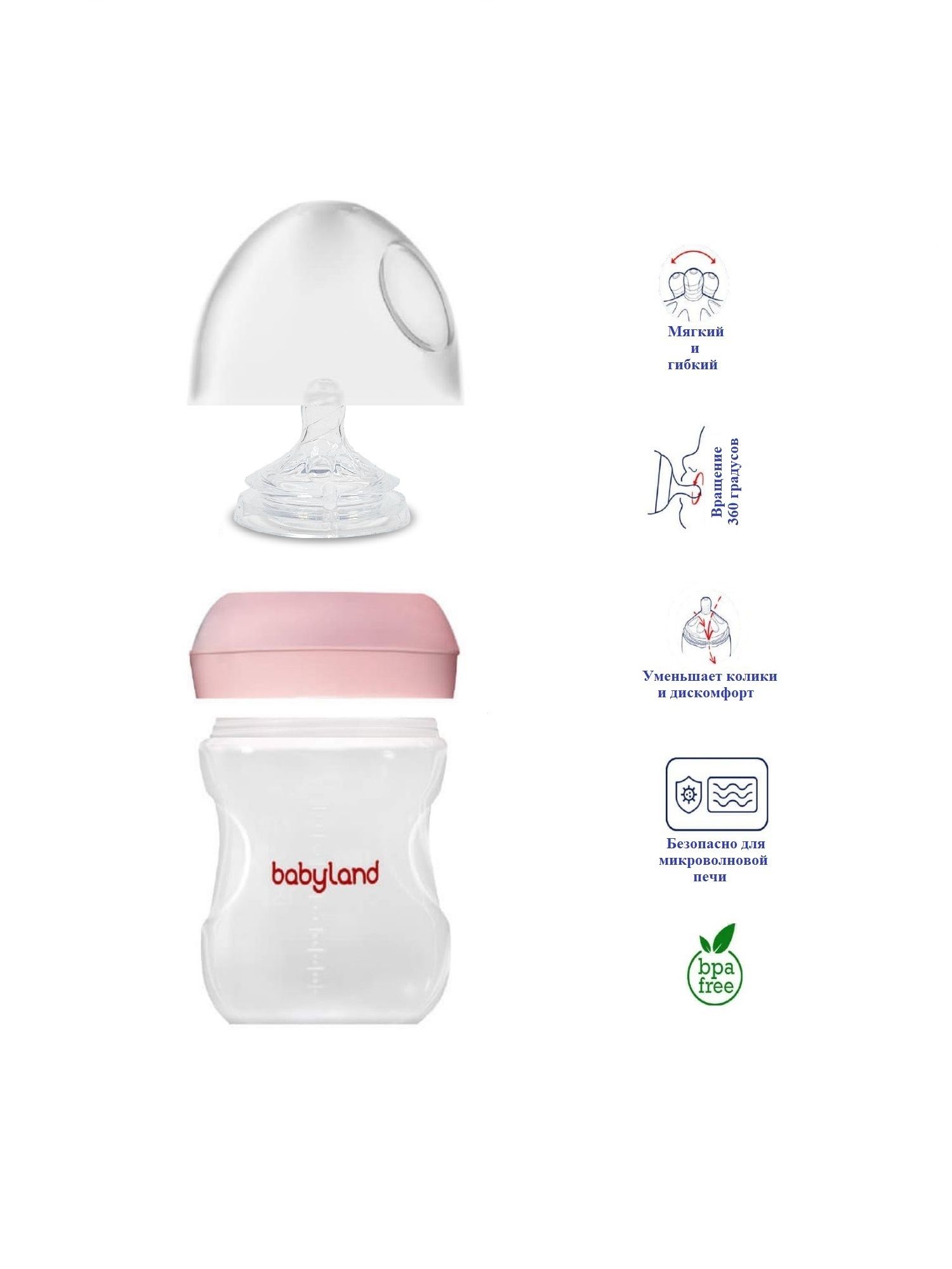Бутылочка Baby Land Natural 125 мл - фото 5