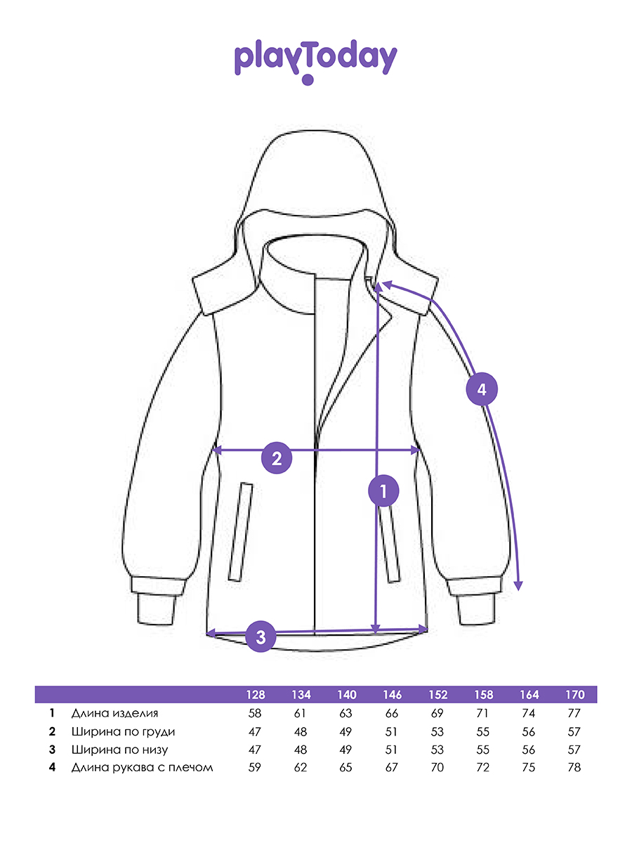 Куртка PlayToday 32421042 - фото 5