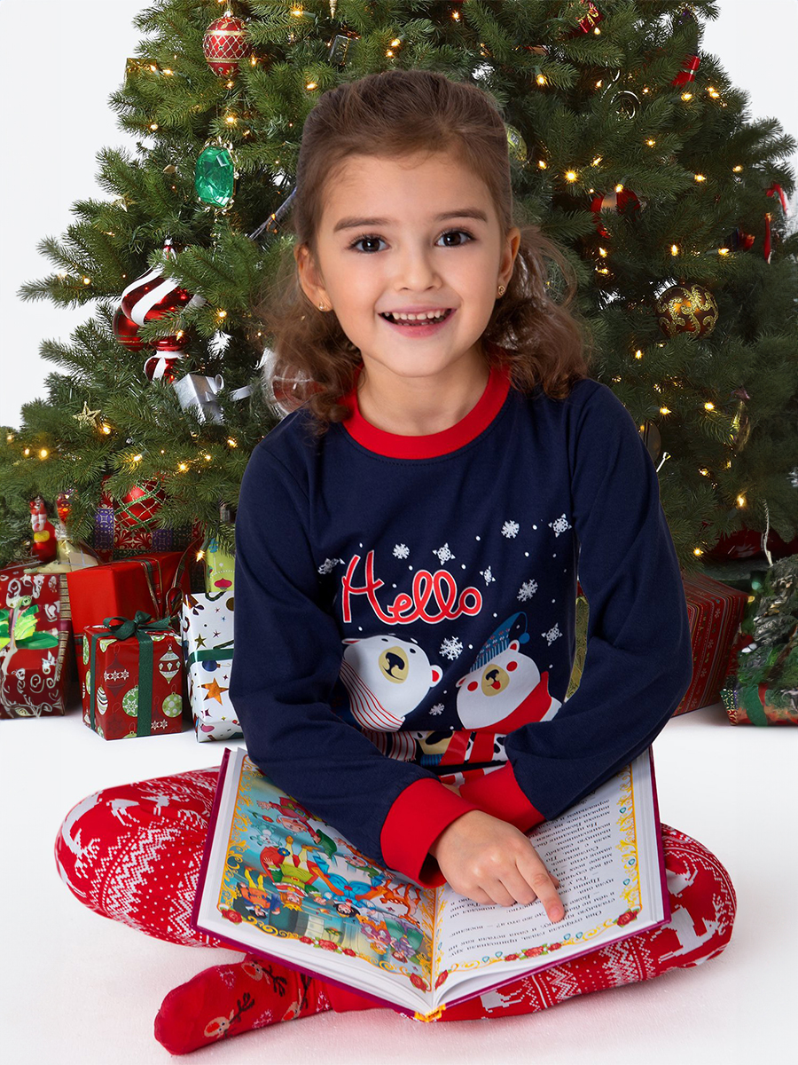 Пижама HappyFox HF00147т.синий - фото 1