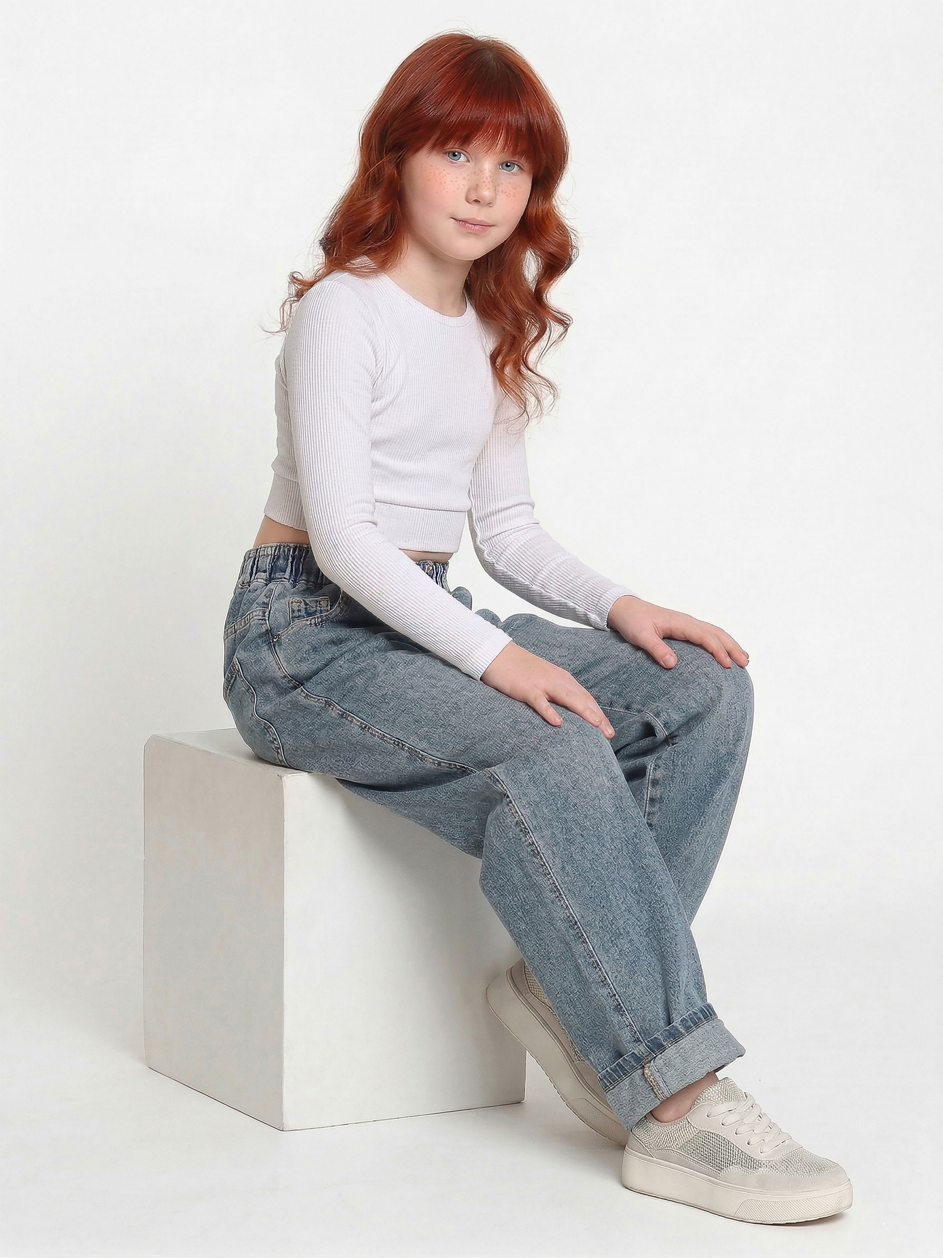 Джинсы-бананы СИНИЙ МИР R3-IL - фото 3