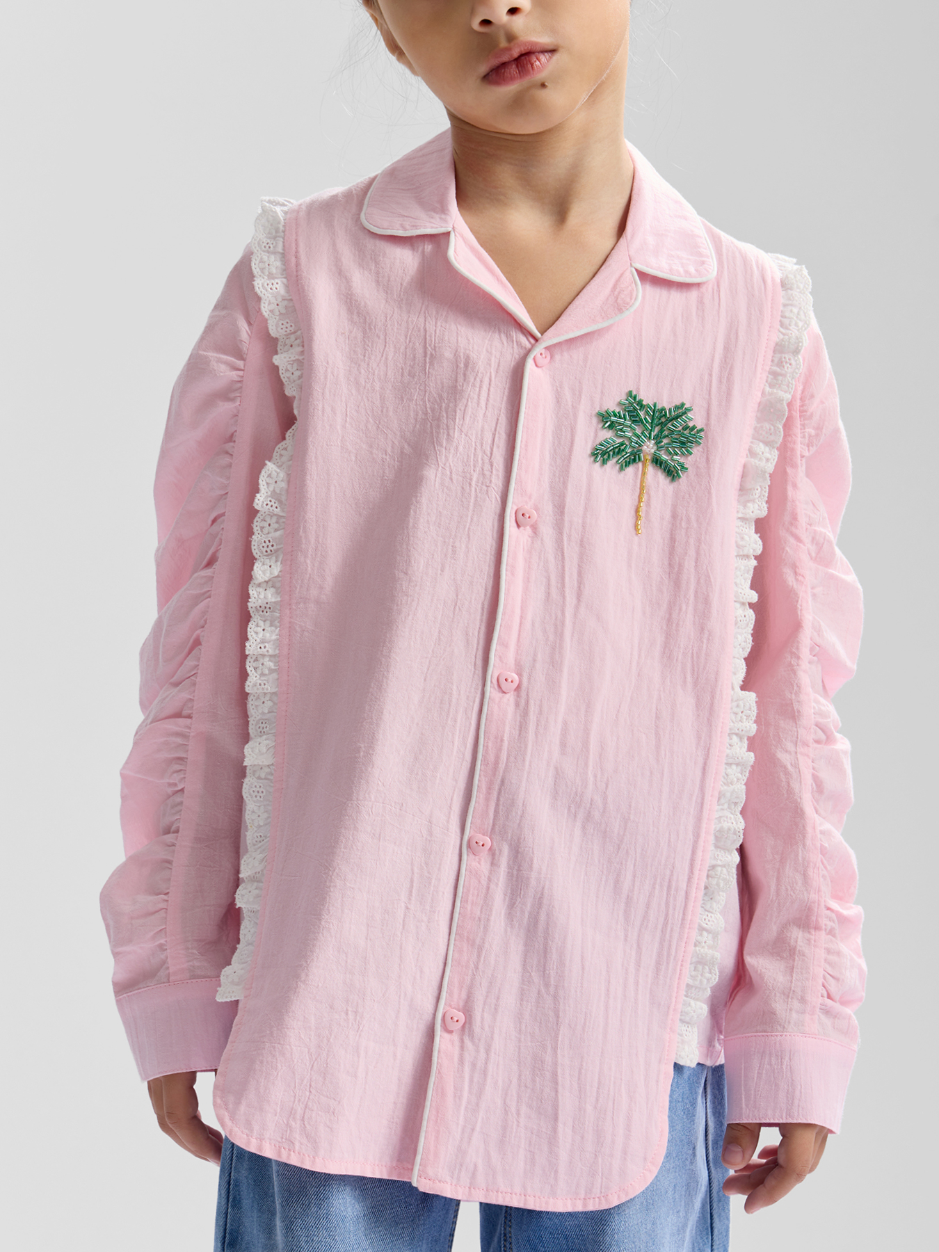 Рубашка Happy Baby 88666_light-pink - фото 1