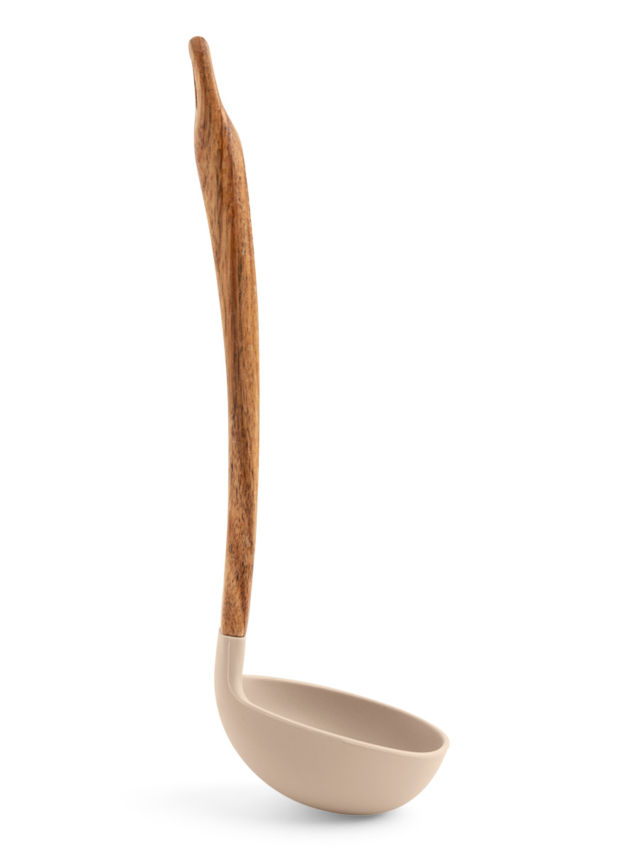 Половник DeNASTIA силикон акация бежевый - фото 5