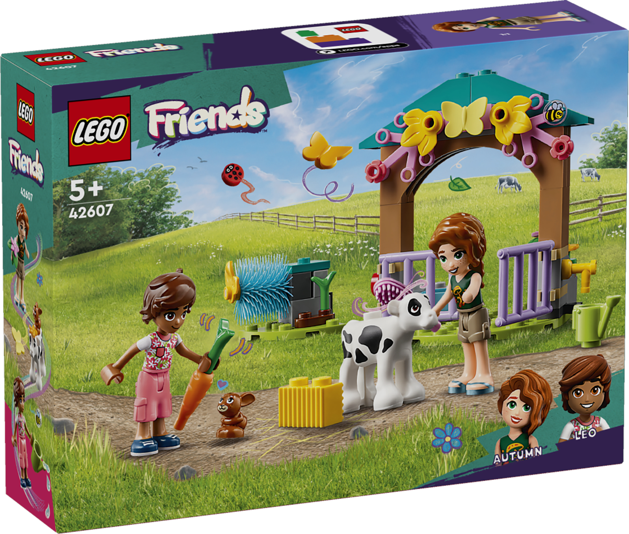 Конструктор LEGO Friends Осенний сарай для теленка блочный - фото 3