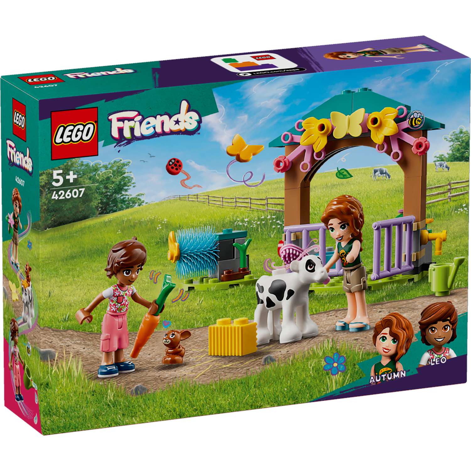 Конструктор LEGO Friends Осенний сарай для теленка 79 дет. - фото 3