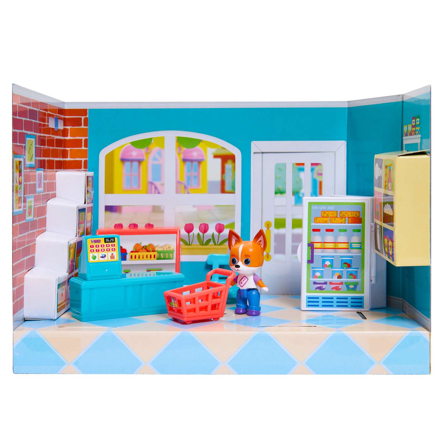 Игровой набор Кошечки-собачки тележки и корзинки, касса - фото 6