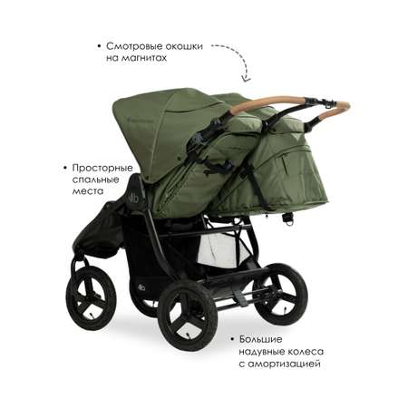 Коляска прогулочная Bumbleride Indie Twin 2025 / Olive