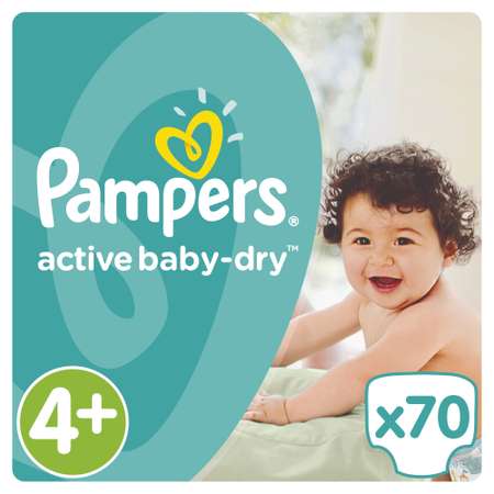 Подгузники Pampers Active Baby 4 (9-16 кг) 70 шт.