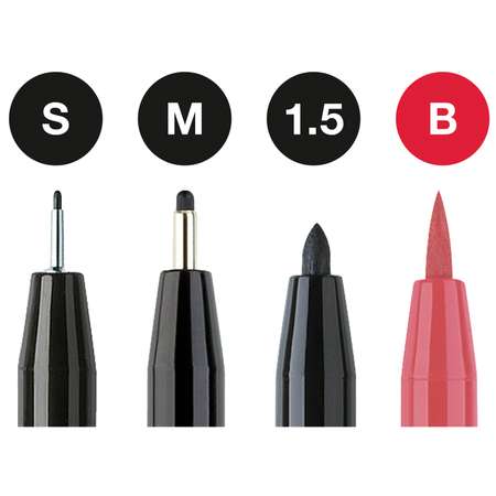 Ручка капиллярная Faber Castell 4 шт.