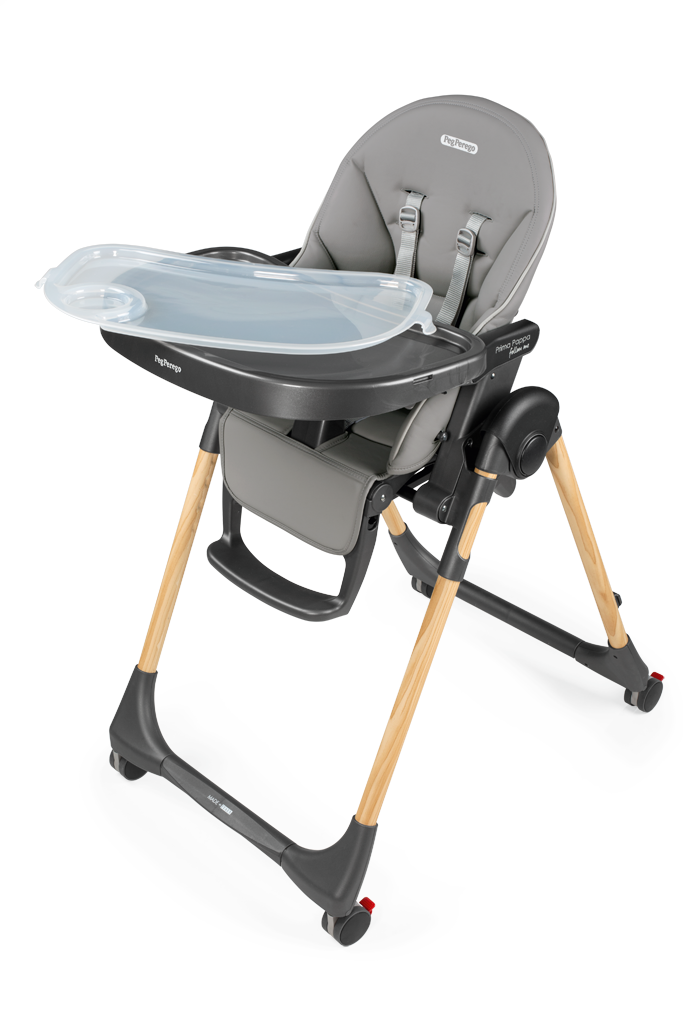 Стульчик для кормления Peg-Perego Prima Pappa Follow Me серый - фото 26