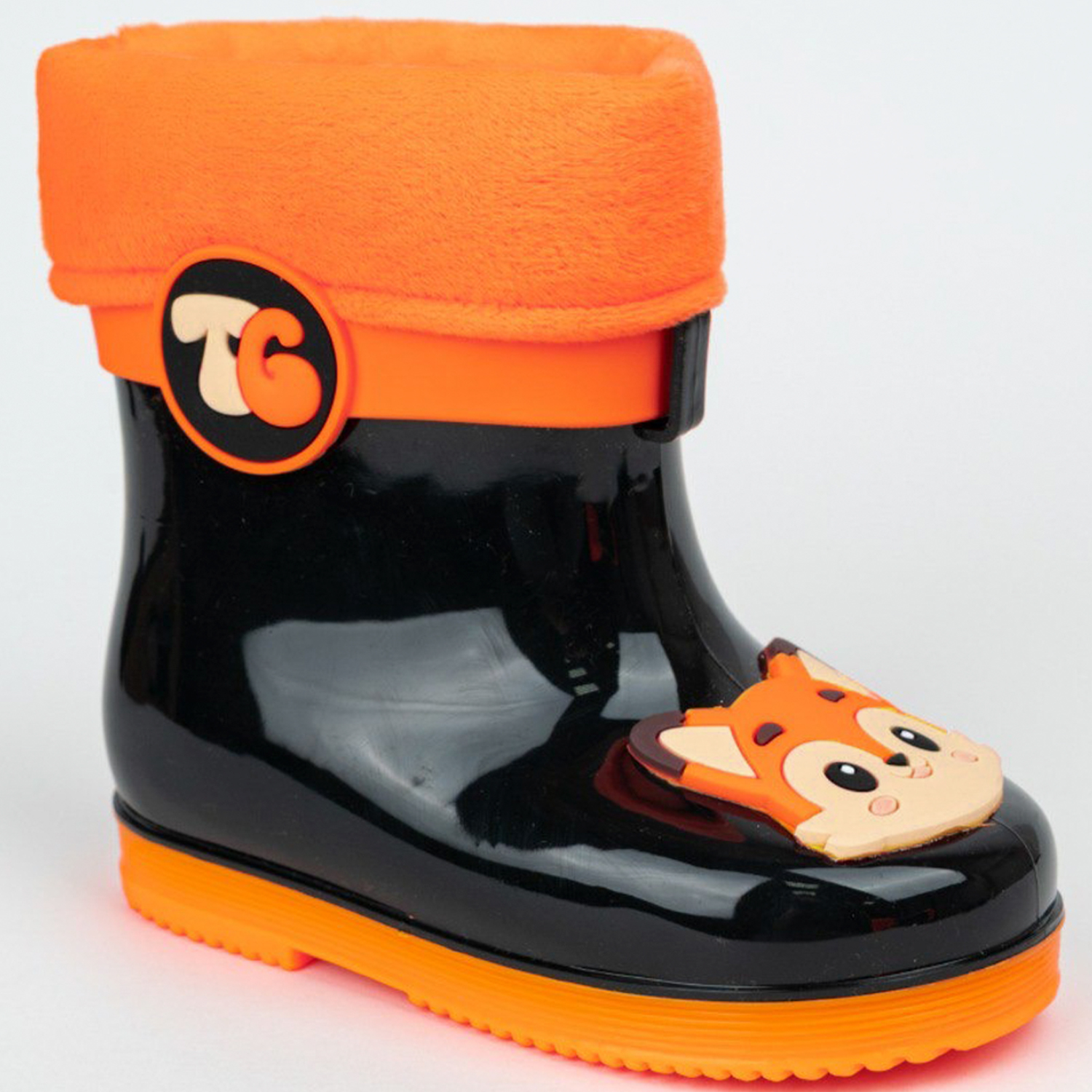 Сапоги резиновые TikkaGo 8U03_2433-1_black-orange - фото 5