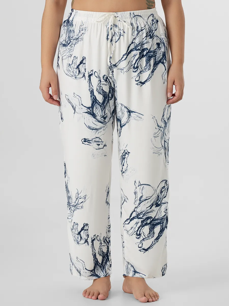 Пижама Mark Formelle (Марк Формэль) 592541/молочный +лошади на молочном - фото 7