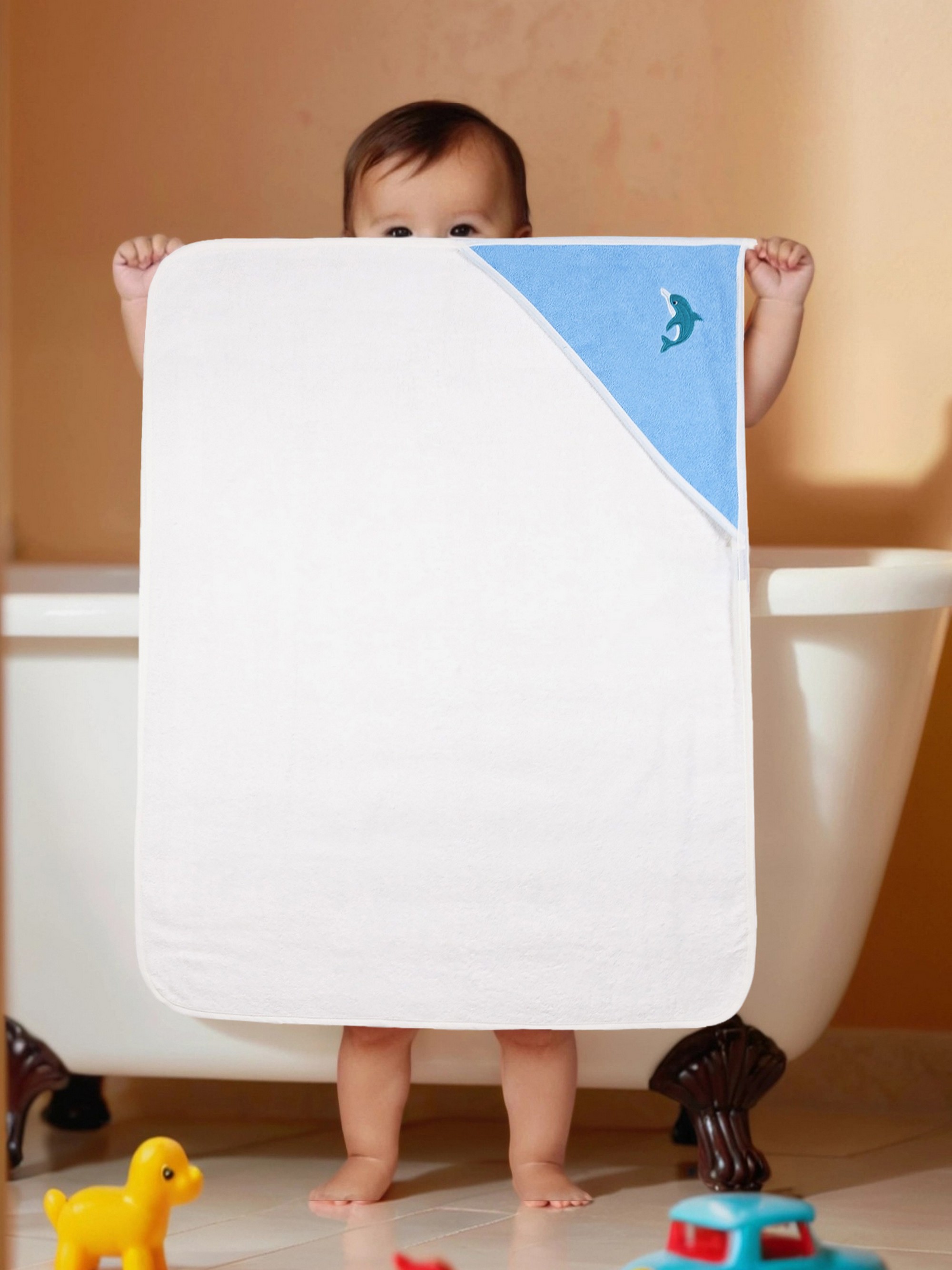 Полотенце уголок Wellness Малыш-00/54_Д 80 x 100 см 1 шт. - фото 2