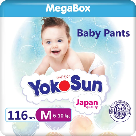 Трусики YokoSun M (6-10 кг) 116 шт.