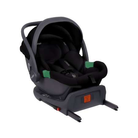 Автокресло Indigo Minky, с базой и опорной ногой 0 (0 -13 кг) черный