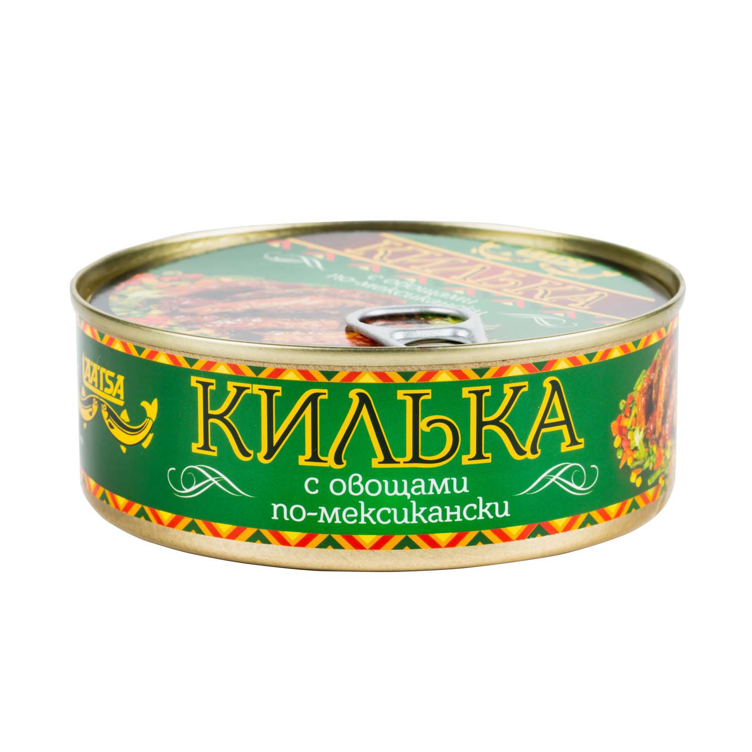 Килька каспийская . неразделенная обжаренная с овощами в томатном соусе по-мексикански 240г - фото 2