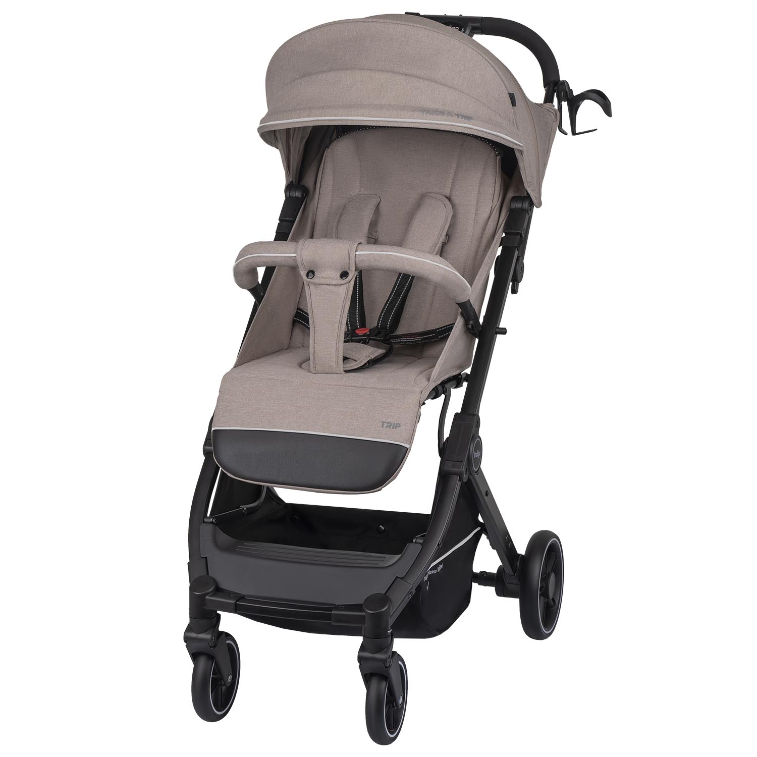 Коляска прогулочная Indigo Trip для путешествий бежевый - фото 10