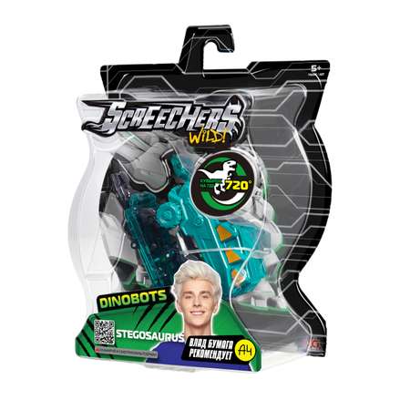 Игровой набор Screechers Wild Стегозавр Дино