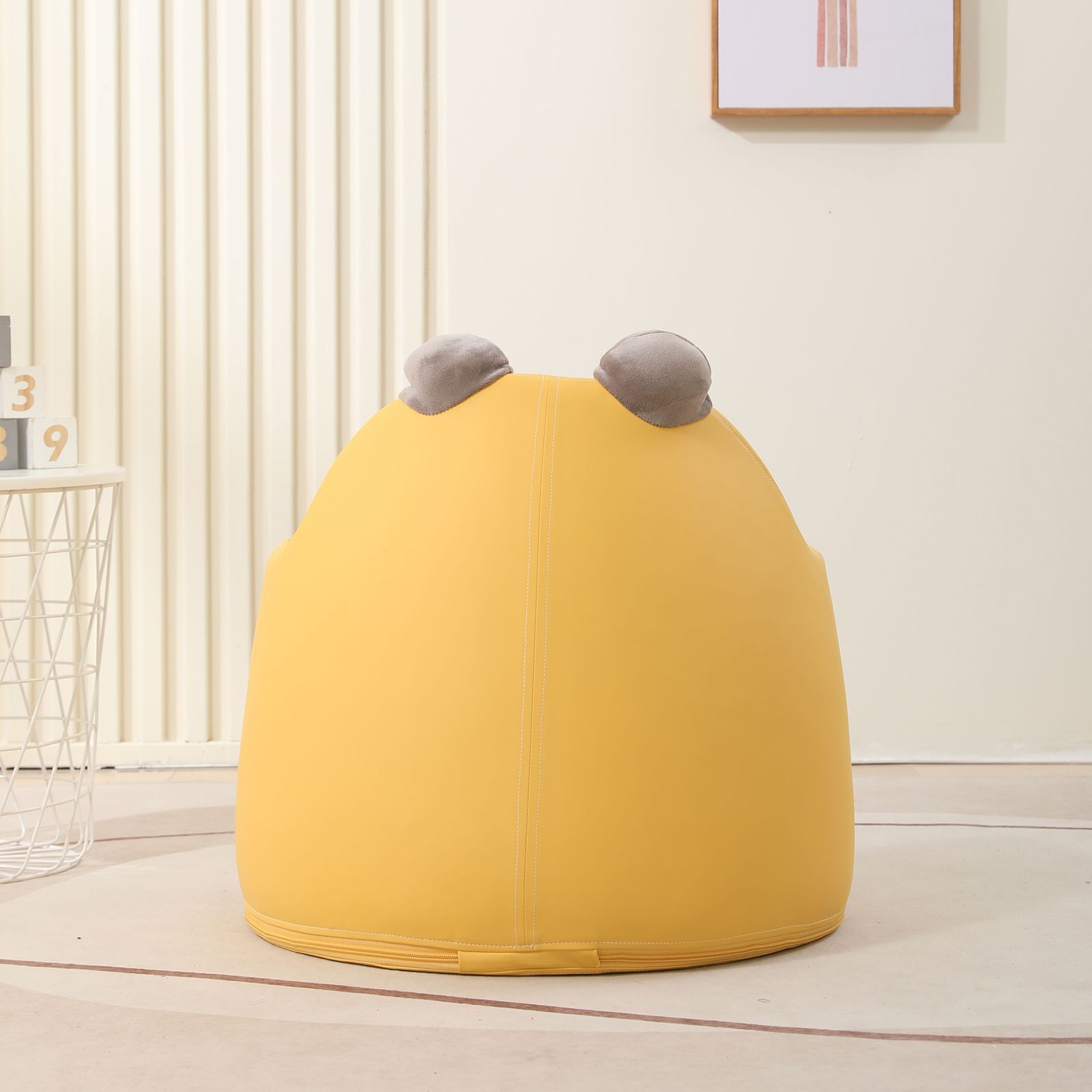 Кресло детское UNIX Kids Bear L уellow - фото 14