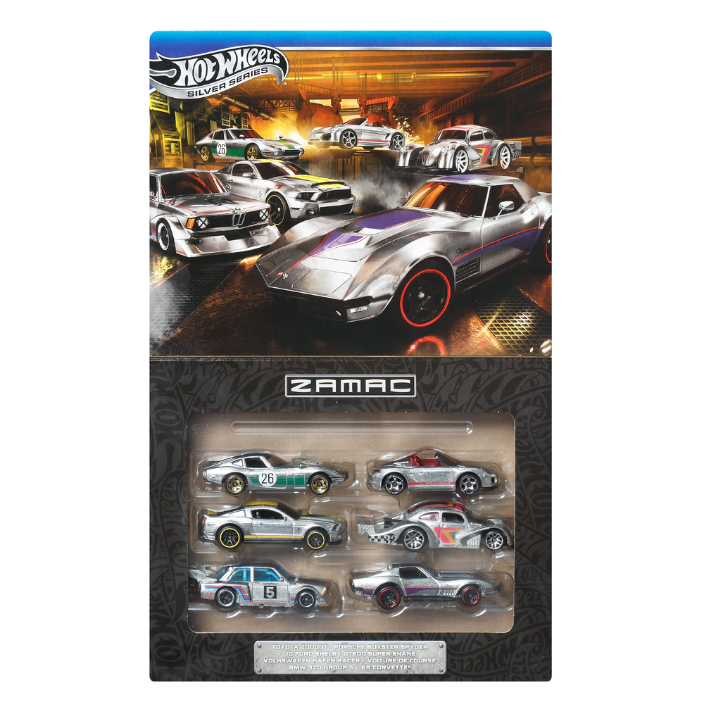 Автомобиль Hot Wheels Silver Series ZAMAC 1:64 JLB26 - фото 1