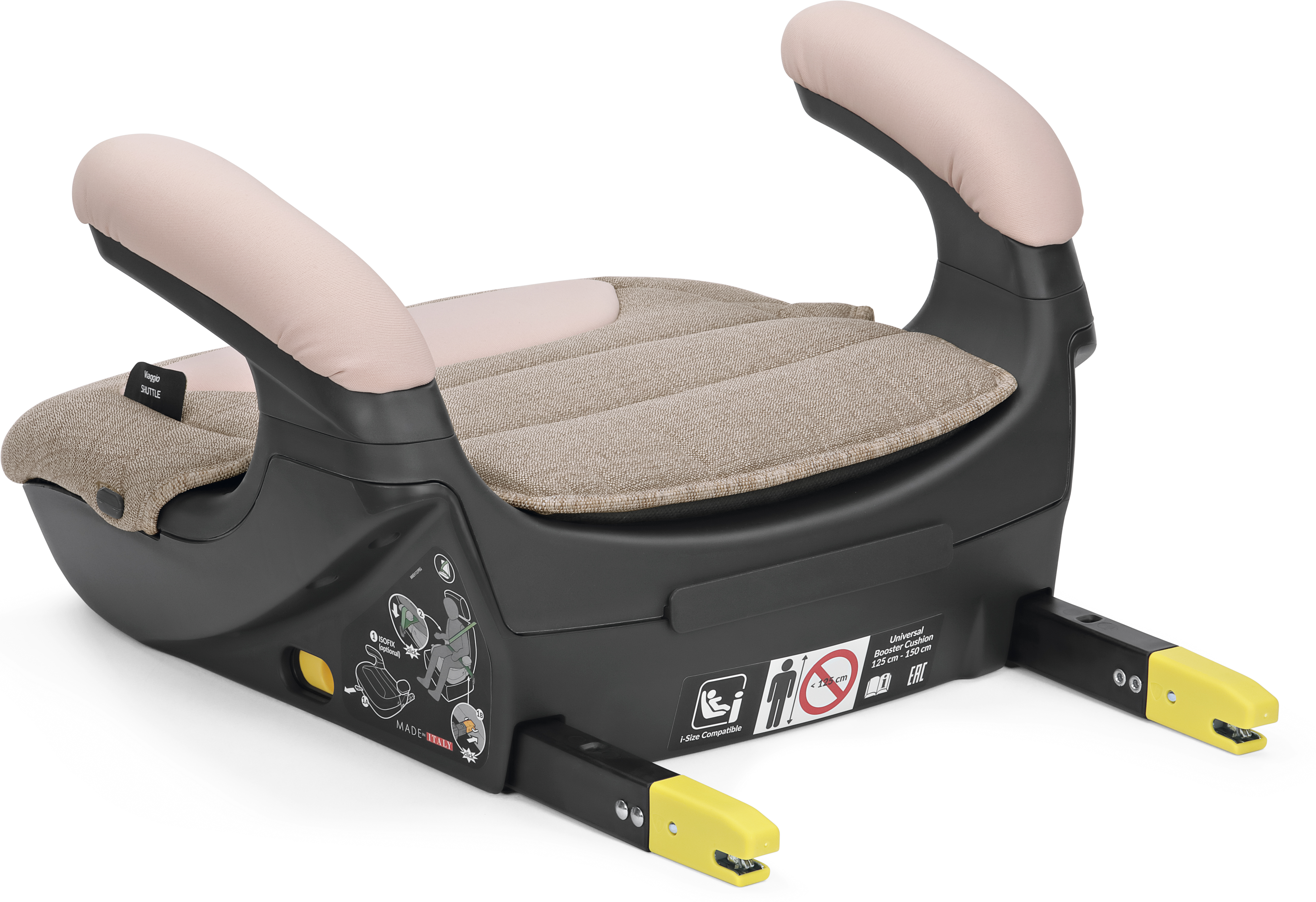 Автокресло Peg-Perego Shuttle Isofix 2/3 (15-36 кг) розовый - фото 4