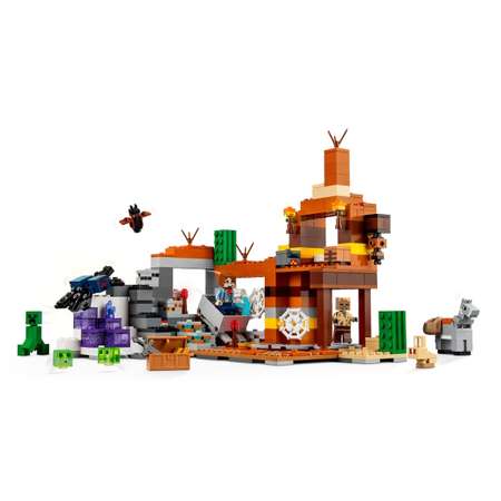 Конструктор LEGO Minecraft Шахта Бесплодных земель блочный