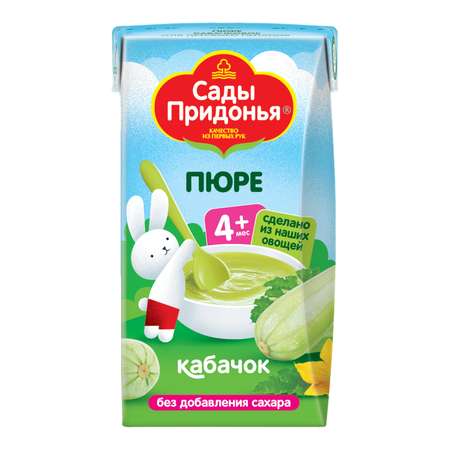 Пюре Сады Придонья Кабачок с 4 мес 125 г