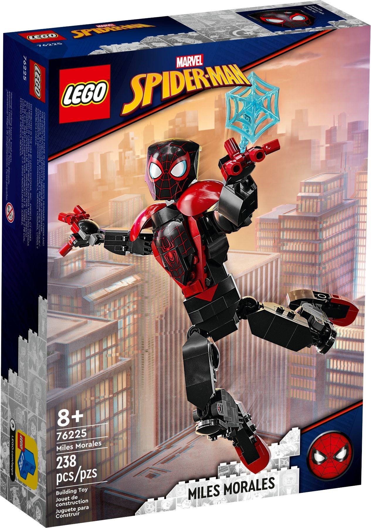 Изображение товара Конструктор LEGO Marvel Super Heroes Майлз Моралес 76225 238 деталей Изображение товара Конструктор LEGO Marvel Super Heroes Майлз Моралес 76225 238 деталей