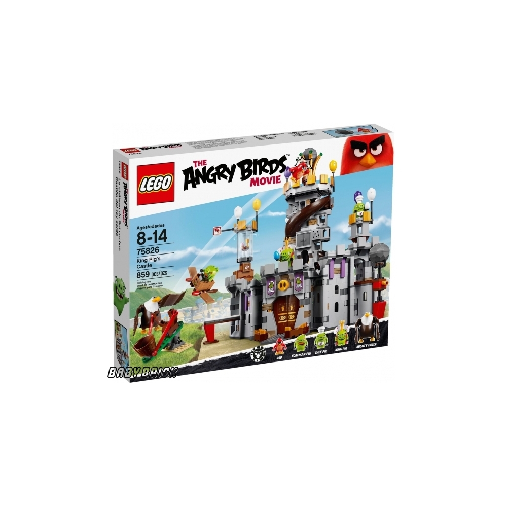 Конструктор LEGO AngryBirds Замок короля свинок 75826 478 дет. - фото 2