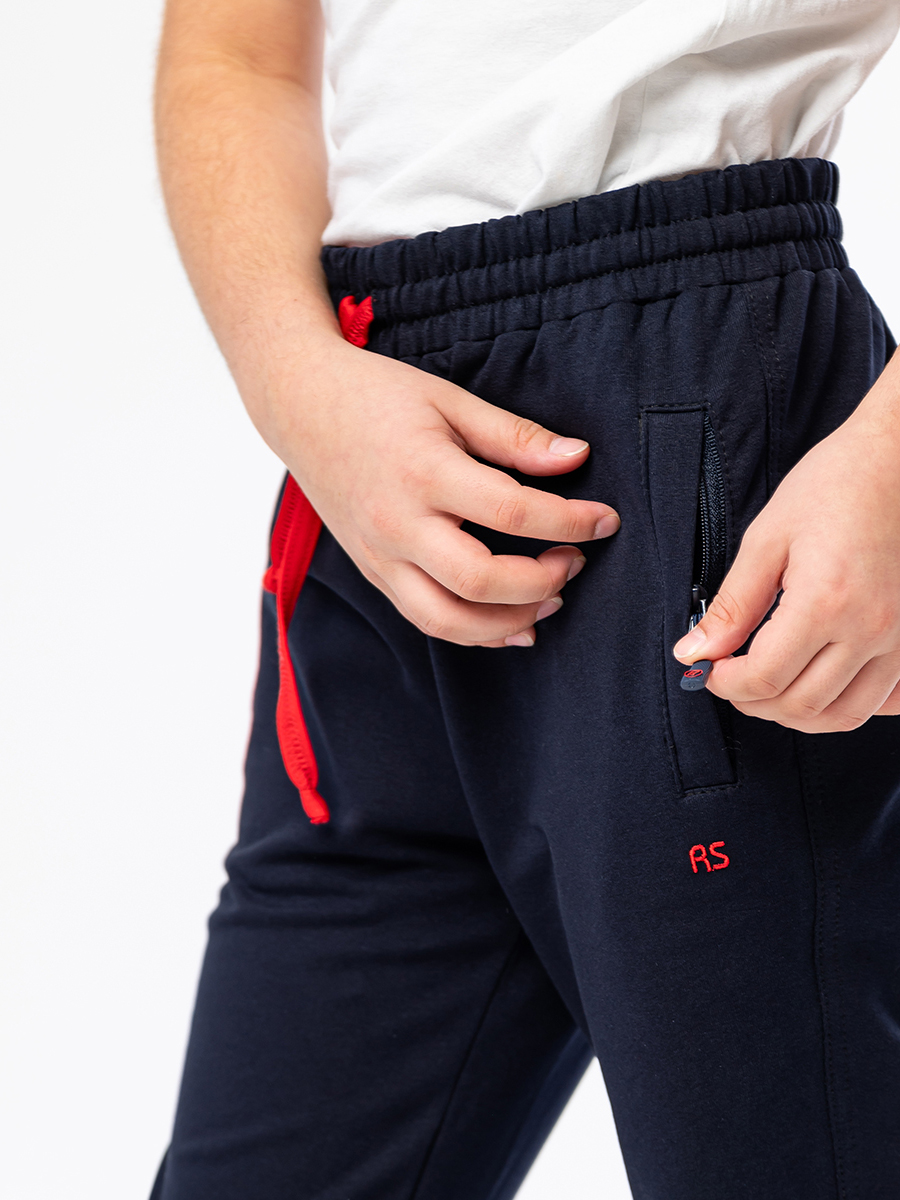 Брюки спортивные RODOS М-238/Синий_красный - фото 5