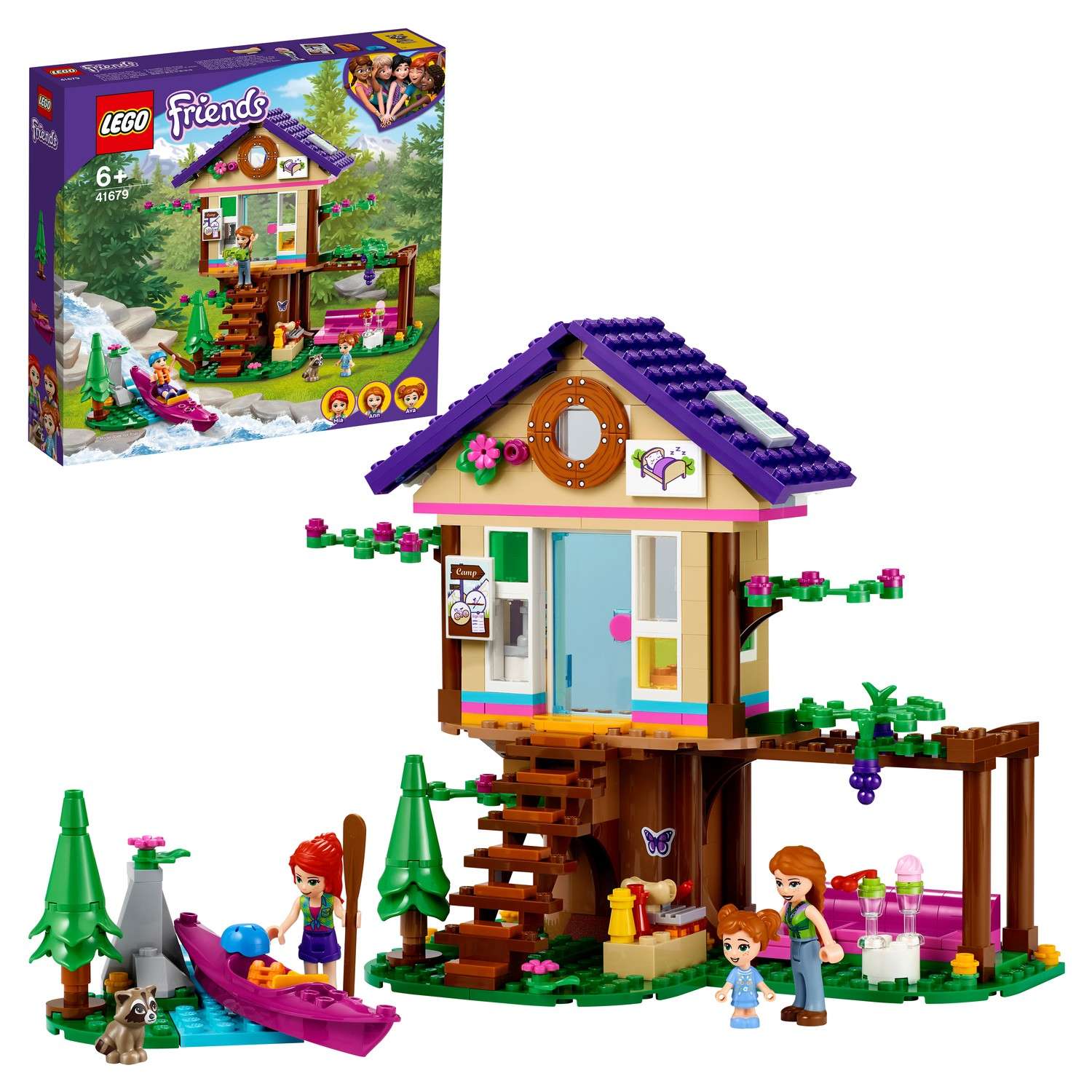 Конструктор LEGO Friends Домик в лесу блочный - фото 1