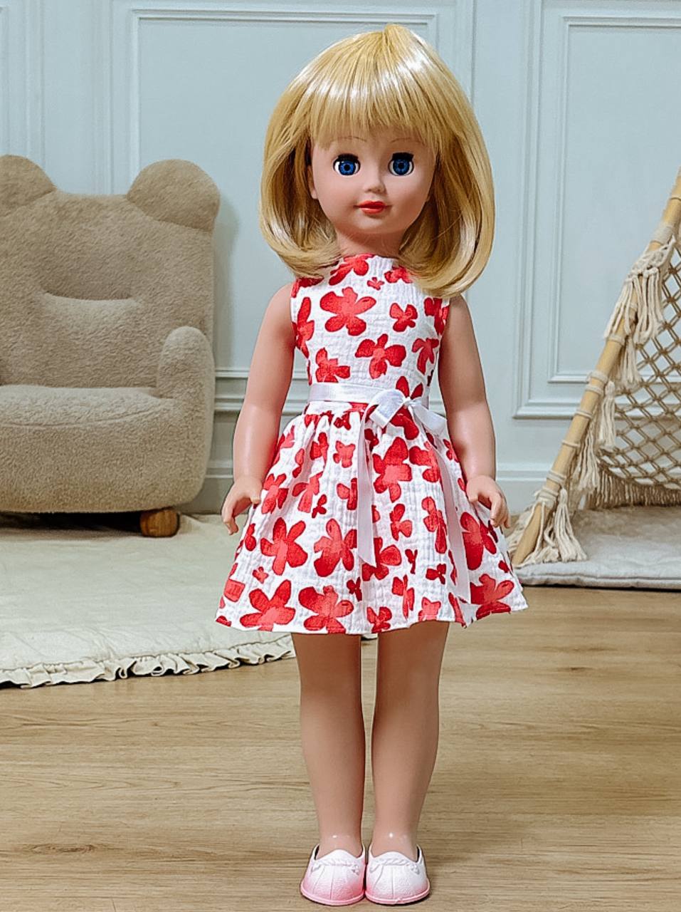 Кукла большая (ростовая) СТРАНА КУКОЛ говорящая Стелла высота 60 см кукла60-стелла19 - фото 13