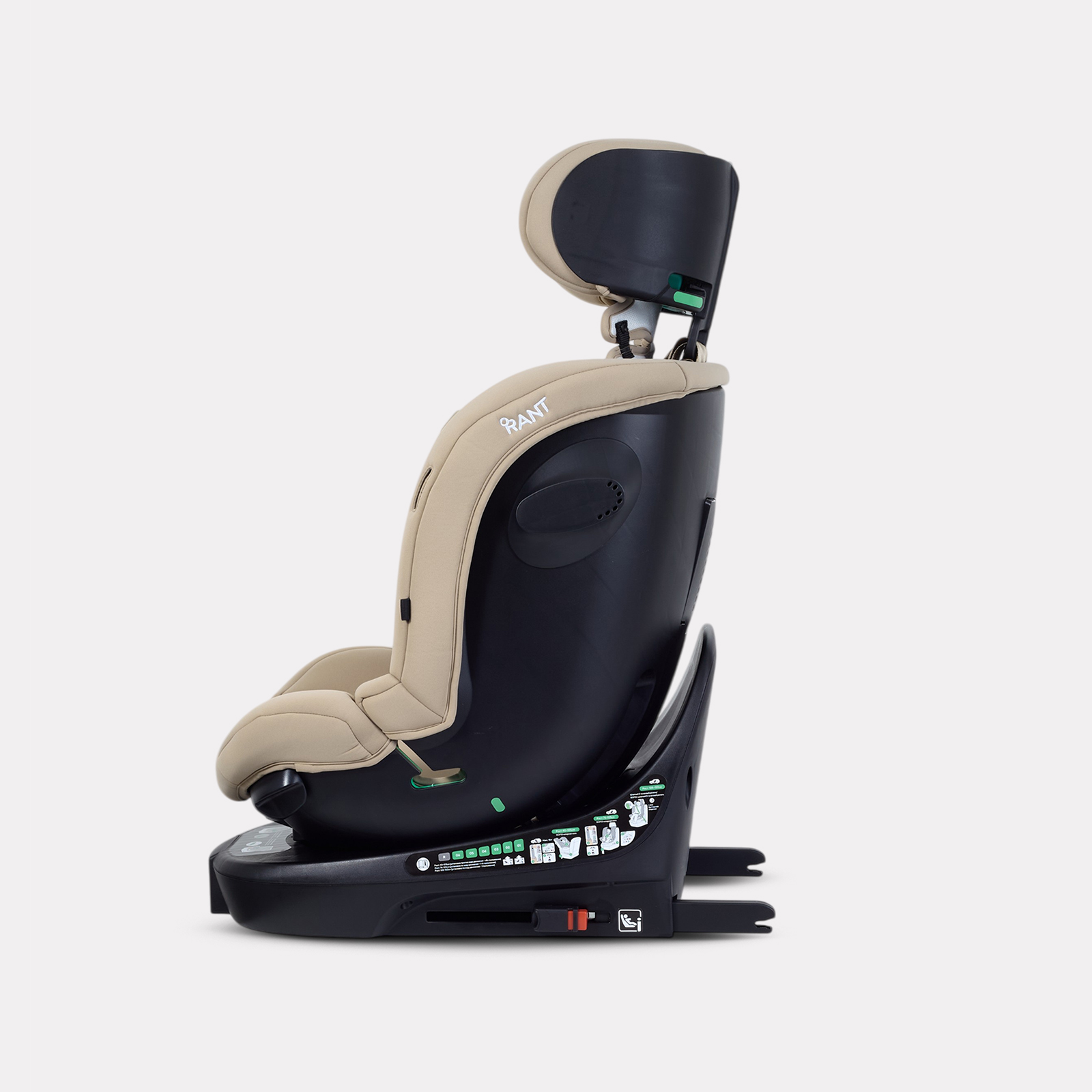 Автокресло Rant Страда Isofix 0+/1/2/3 (0-36 кг) бежевый - фото 9