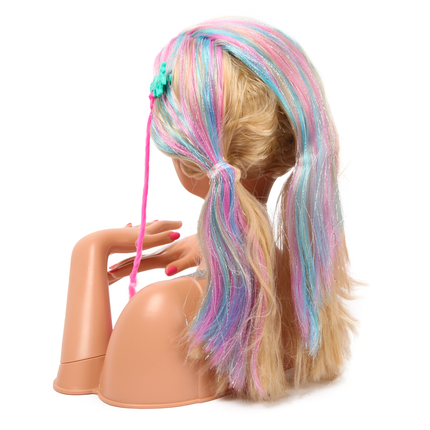 Игрушка Barbie торс для причесок Делюкс Блондинка - фото 14