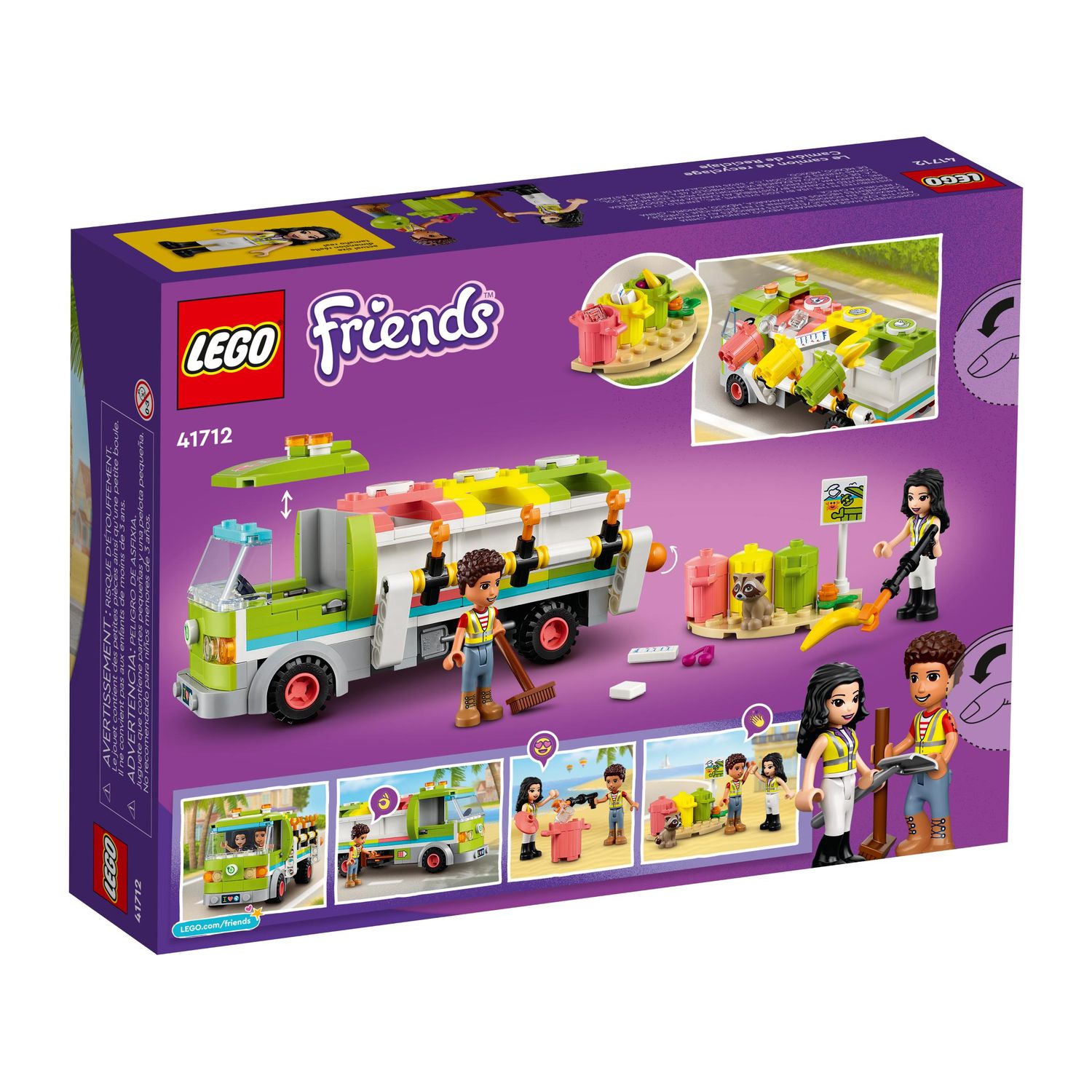 Конструктор LEGO Friends Recycling Truck 259 дет. - фото 9