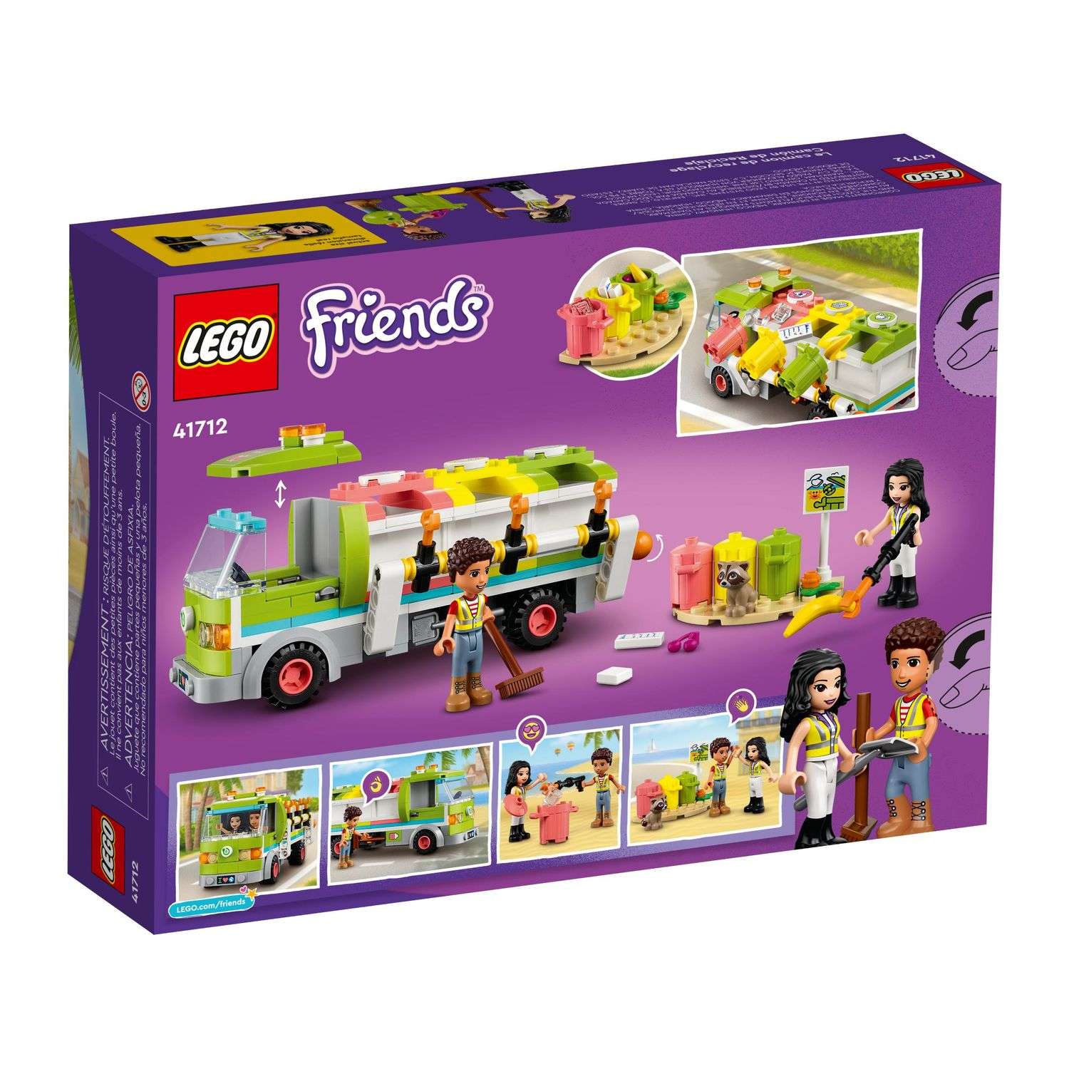 Конструктор LEGO Friends Recycling Truck блочный - фото 9